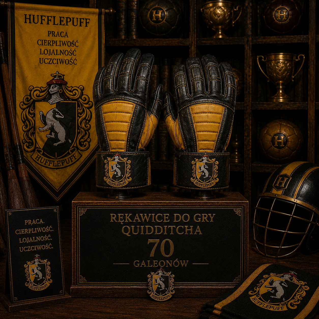 Rekawice do Gry - Hufflepuff